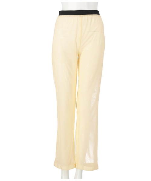 メッシュシアーワイドレギンス