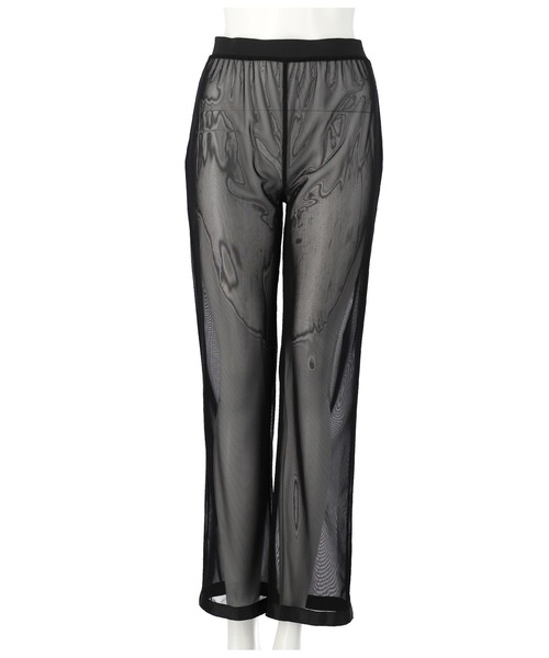 メッシュシアーワイドレギンス