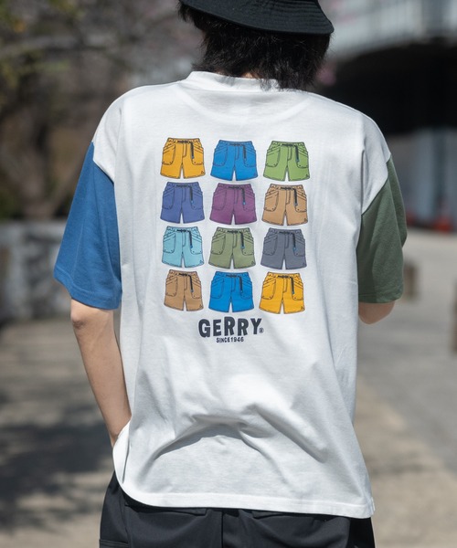 GERRY(ジェリー)の「【ag】TC天竺 ワンポイント胸刺繍 バックプリント 半袖Tシャツ(Tシャツ/カットソー・メンズ・ブラック系その他2/ブルー系その他2/チャコールグレー/ホワイト系その他2/ホワイト/グリーン/ホワイト系その他/その他1/その他2/グレー系その他/ブラック系その他/ベージュ系その他/ブルー・MEDIUM/LARGE/X-LARGE)」の13枚目の写真