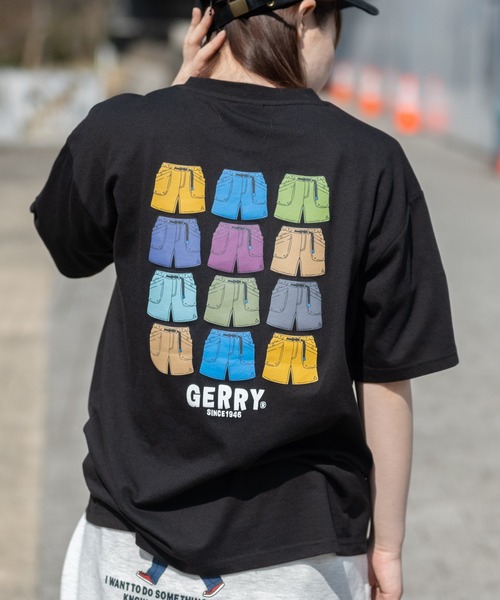 GERRY(ジェリー)の「【ag】TC天竺 ワンポイント胸刺繍 バックプリント 半袖Tシャツ(Tシャツ/カットソー・メンズ・ブラック系その他2/ブルー系その他2/チャコールグレー/ホワイト系その他2/ホワイト/グリーン/ホワイト系その他/その他1/その他2/グレー系その他/ブラック系その他/ベージュ系その他/ブルー・MEDIUM/LARGE/X-LARGE)」の6枚目の写真