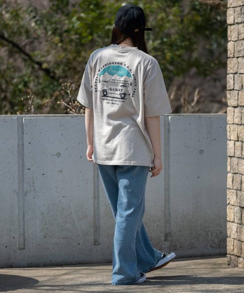 DT♪ 1LINATE プリントコットン 半袖 Tシャツ 関税込 楽天市場】Tシャツ メンズ バックプリント半袖 ホワイト グレー