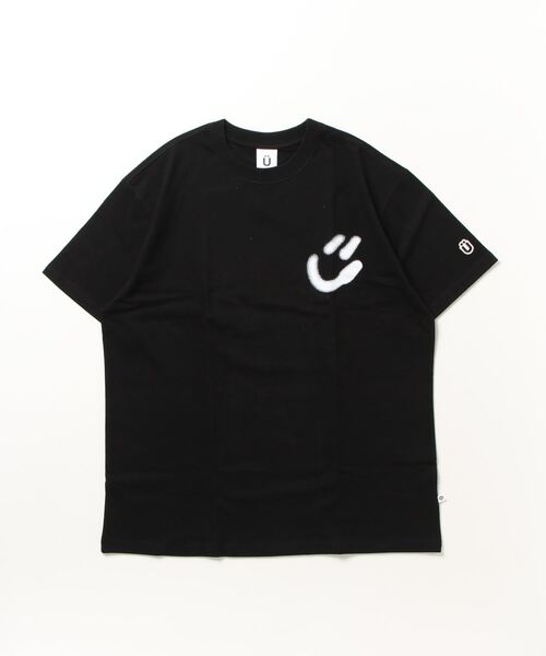 ISTKUNST（イストクンスト）の「A'GEM/9 × .kom『ISTKUNST/イストクンスト』BLUR SMILEY BALL TEE/スマイルボール 半袖　カットソー（Tシャツ/カットソー・メンズ・ブラック/ホワイト・M/L）」の10枚目の写真