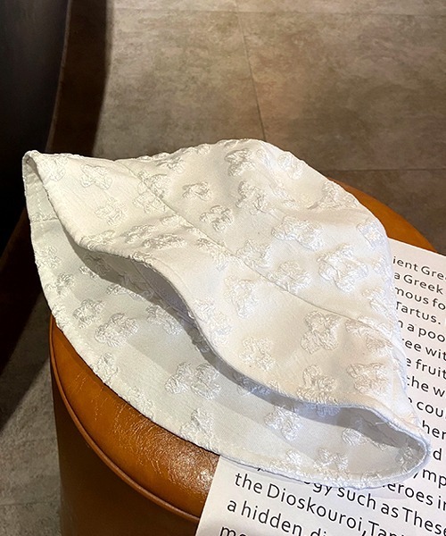 セール】【resonance】ヴィンテージ風 フラワー柄 バケット