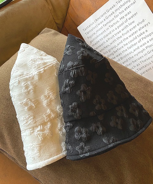 セール】【resonance】ヴィンテージ風 フラワー柄 バケット