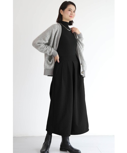 Cinderella(シンデレラ)の「カジュアル ボトムス レディース ワイドパンツ パンツ ズボン クロップド丈 クロップドパンツ ブラック グレー(その他パンツ・レディース・ブラック/グレー・MEDIUM/LARGE/XX-LARGE/XXX-LARGE/X-LARGE)」の10枚目の写真