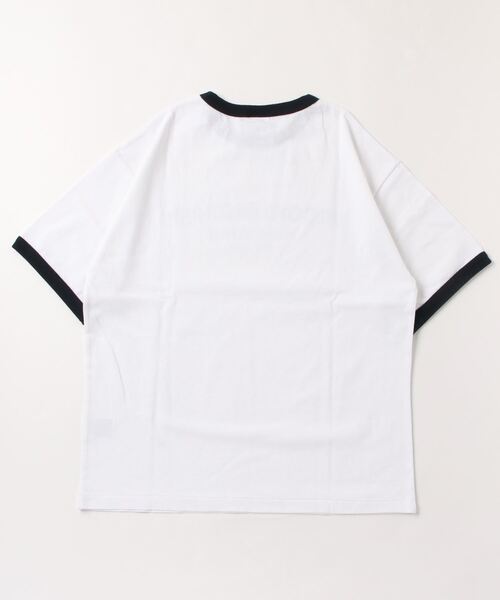 BROOKS BROTHERS（ブルックスブラザーズ）の「◆オンラインショップ限定◆コットン ロゴプリント リンガーＴシャツ（Tシャツ/カットソー・メンズ・グリーン/ピンク/ブルー・LARGE/MEDIUM/SMALL/X-LARGE）」の4枚目の写真