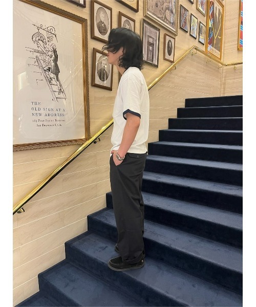 BROOKS BROTHERS（ブルックスブラザーズ）の「◆オンラインショップ限定◆コットン ロゴプリント リンガーＴシャツ（Tシャツ/カットソー・メンズ・グリーン/ピンク/ブルー・LARGE/MEDIUM/SMALL/X-LARGE）」の12枚目の写真