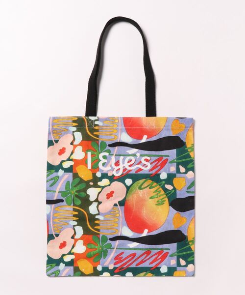 I Eye's（アイアイズ）の「IEトート（トートバッグ・レディース・パープル/ピンク/グリーン/黄緑系/ブルー/ブラック/ライトグリーン・FREE）」の6枚目の写真