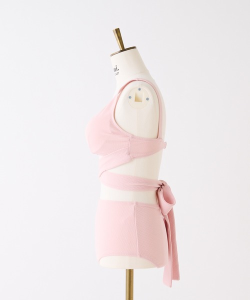 「ri」【Seemi.】フロントリボン/swimwear/水着 Seemi.by NICE CLAUP/【Seemi.】swimwear/水着/フロントリボン