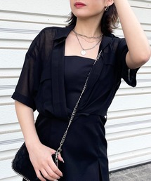 SPIRALGIRL | ワッシャーシアークロップドシャツ(シャツ/ブラウス)