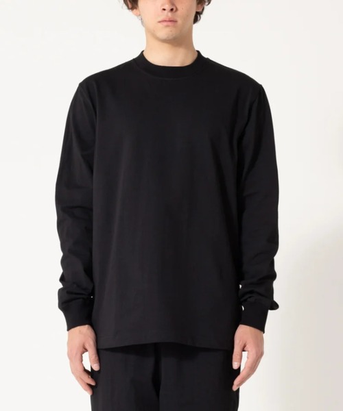 fitfor（フィットフォー）の「FIT FOR/フィットフォー/204 BASIC LONG SLEEVE TEE（Tシャツ/カットソー・メンズ・ホワイト/ブラック/ネイビー/モスグリーン・S/M/XL/L/XS）」の7枚目の写真