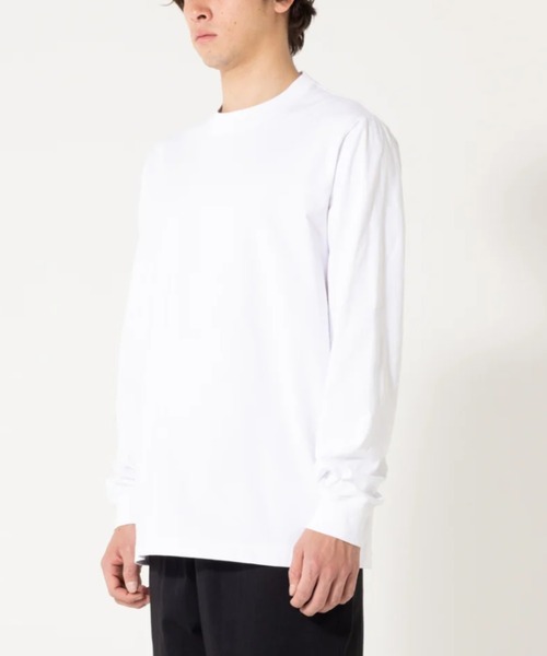 fitfor（フィットフォー）の「FIT FOR/フィットフォー/204 BASIC LONG SLEEVE TEE（Tシャツ/カットソー・メンズ・ホワイト/ブラック/ネイビー/モスグリーン・S/M/XL/L/XS）」の5枚目の写真