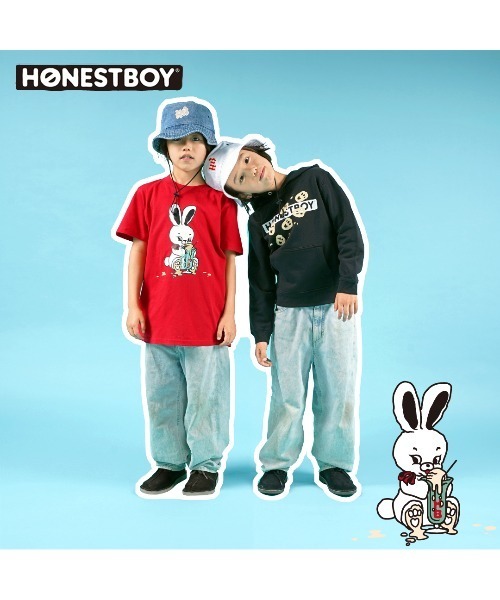 STUDIO SEVEN(スタジオ セブン)の「HB EMB Bucket Hat for Kid’s【STUDIOSEVEN/スタジオセブン】(ハット・キッズ・ベビーピンク/ホワイト/インディゴブルー・FREE)」の10枚目の写真