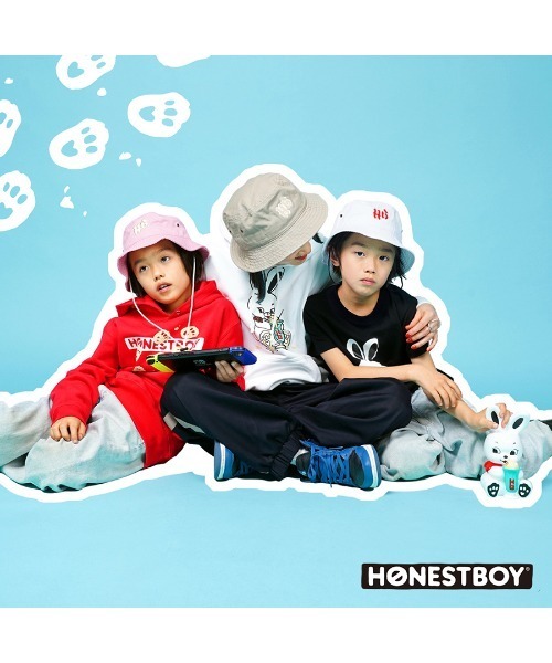 STUDIO SEVEN(スタジオ セブン)の「HB EMB Bucket Hat for Kid’s【STUDIOSEVEN/スタジオセブン】(ハット・キッズ・ベビーピンク/ホワイト/インディゴブルー・FREE)」の12枚目の写真