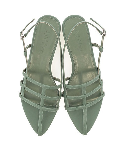 A de Vivre(アドゥヴィーヴル)の「サステナブル ブロックスリングサンダル(サンダル・レディース・ブラック/オレンジ/グリーン・M/L/S/LL)」の7枚目の写真