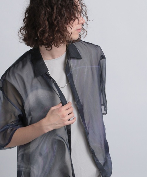 HARE マーブルガラシアーシャツ HARE（ハレ）の「マーブルガラシアーシャツ(HARE)（シャツ