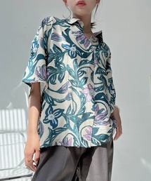 AS KNOW AS plus（アズノゥアズプラス）の「♪着回して半袖ビッグシャツ（シャツ/ブラウス）」