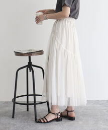 fredy emue | チュールレース切替スカート(スカート)