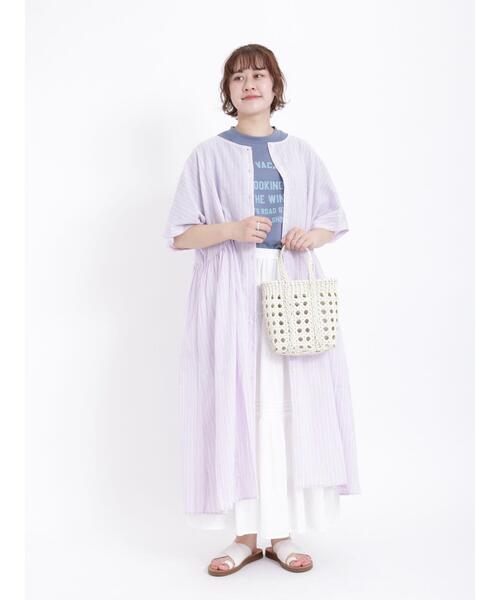 Samansa Mos2（サマンサ モスモス）の「ティアードスカート（スカート・レディース・ブラック/オフホワイト/サックスブルー・F）」の10枚目の写真