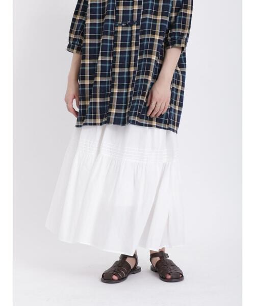 Samansa Mos2（サマンサ モスモス）の「ティアードスカート（スカート・レディース・ブラック/オフホワイト/サックスブルー・F）」の15枚目の写真