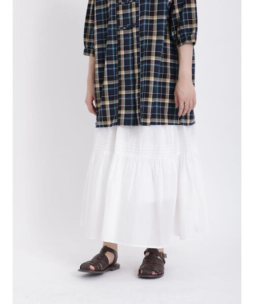 Samansa Mos2（サマンサ モスモス）の「ティアードスカート（スカート・レディース・ブラック/オフホワイト/サックスブルー・F）」の16枚目の写真