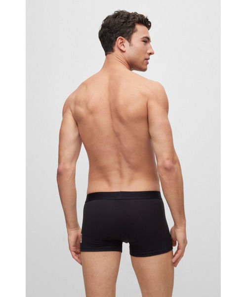 BOSS（ボス）の「2パック BOSSロゴウエストバンド ストレッチコットン ボクサーパンツ（ボクサーパンツ・メンズ・ブラック・L/M/S/XL/XXL）」の5枚目の写真