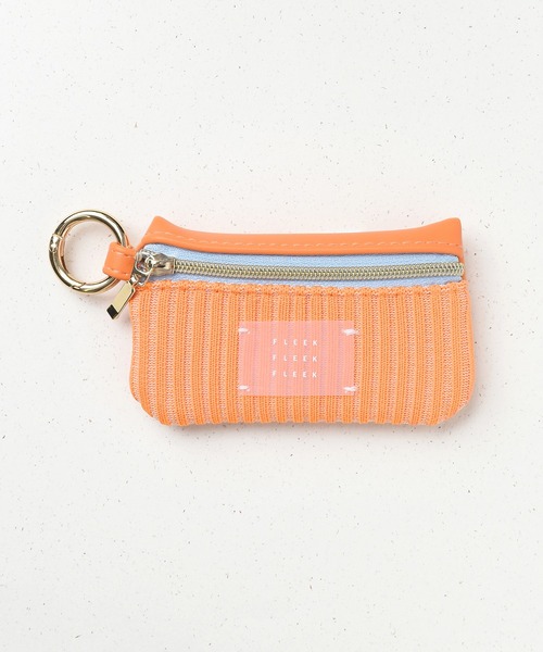 Flowering（フラワーリング）の「カラフルニット/キーポーチ（キーケース/キーアクセサリー・レディース・イエロー/ブルー/オレンジ/グリーン/ブラック・FREE）」の5枚目の写真