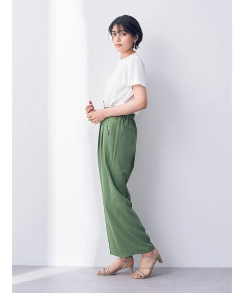 YECCA VECCA(イェッカヴェッカ)の「グルカパンツ(その他パンツ・レディース・ライトベージュ/ダークベージュ/グリーン/ブラック・FREE)」の7枚目の写真