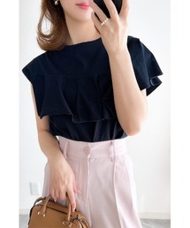 【ZOZO限定】アシメフリルカットソー