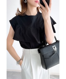 【ZOZO限定】アシメフリルカットソー