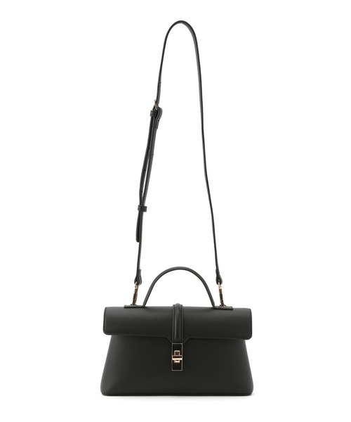 VIS（ビス）の「【2WAY】ひねり金具ワンハンドルミニショルダーバッグ（ショルダーバッグ・レディース・ブラック/ダークブラウン/ベージュ/ブラック系その他・FREE）」の20枚目の写真