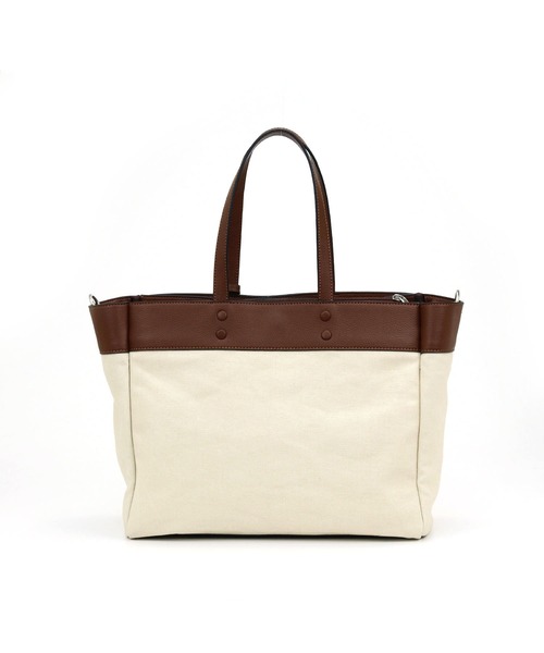 MIAN （ミアン）の「キャンバス2wayビッグトートバッグ（トートバッグ・レディース・ブラック/グリーン/ブラウン・FREE）」の14枚目の写真