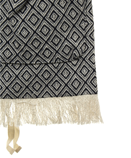 recette（ルセット）の「柄織りエプロン[apron]（エプロン・レディース・ネイビー/レッド・FREE）」の5枚目の写真