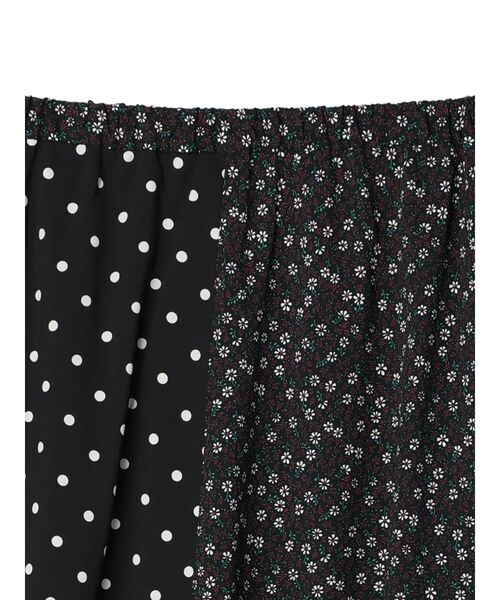 AMERICAN HOLIC(アメリカンホリック)の「プリントMix裾フリル切り替えスカート(スカート・レディース・ブラック・M/L)」の9枚目の写真