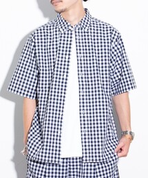 GLOSTER | 【GLOSTER/グロスター】POPギンガムチェック ボタンダウンシャツ(シャツ/ブラウス)