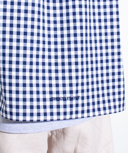 GLOSTER(グロスター)の「【GLOSTER/グロスター】POPギンガムチェック ボタンダウンシャツ(シャツ/ブラウス・メンズ・ブラック/グリーン/ネイビー・S/M/L)」の19枚目の写真