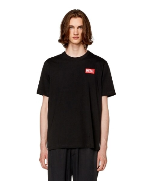 DIESEL ディーゼル diesel Tシャツ S ブラック DIESEL（ディーゼル）の「メンズ Tシャツ ロゴ（Tシャツ