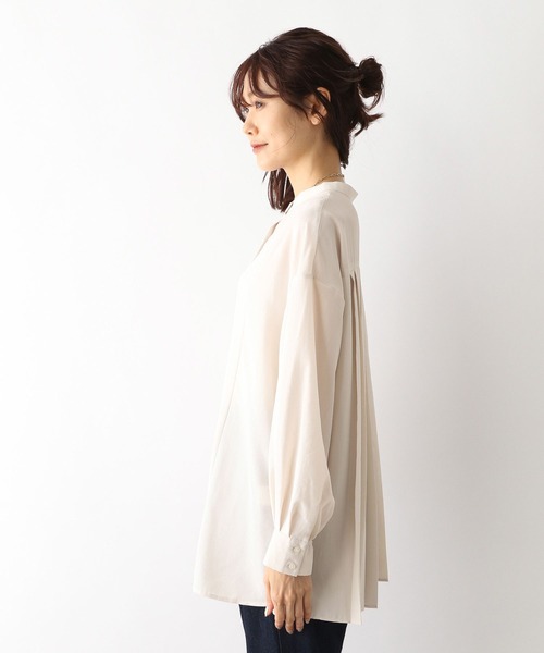 ENSALON 23SS 【すべてのアクアリウムの種類】 プリーツブラウス