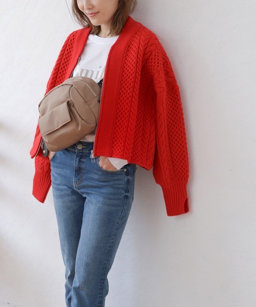 Bou Jeloud（ブージュルード）の「【はあちゅう×Bou Jeloud】ナイロンバッグ Large（ショルダーバッグ・レディース・モカ/ブルーグリーン/アイボリー/ブラック・ONESIZE）」の13枚目の写真