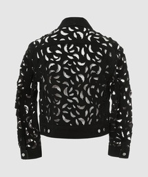 ジャケット・アウター MASU 24SS WINGCUT LEATHER TRUCKER JACKET MASU(エムエーエスユー)のWING-CUT LEATHER TRUCKER JACKET