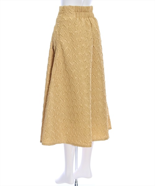 clear（クリア）の「×ブークレフレアスカート[低身長用サイズ有]（スカート・レディース・マスタード/ブラック/グリーン・S/M/XS）」の6枚目の写真