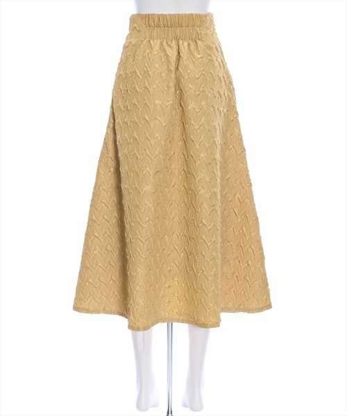 clear（クリア）の「×ブークレフレアスカート[低身長用サイズ有]（スカート・レディース・マスタード/ブラック/グリーン・S/M/XS）」の7枚目の写真