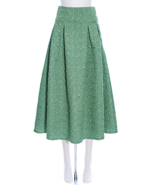 clear（クリア）の「×ブークレフレアスカート[低身長用サイズ有]（スカート・レディース・マスタード/ブラック/グリーン・S/M/XS）」の18枚目の写真