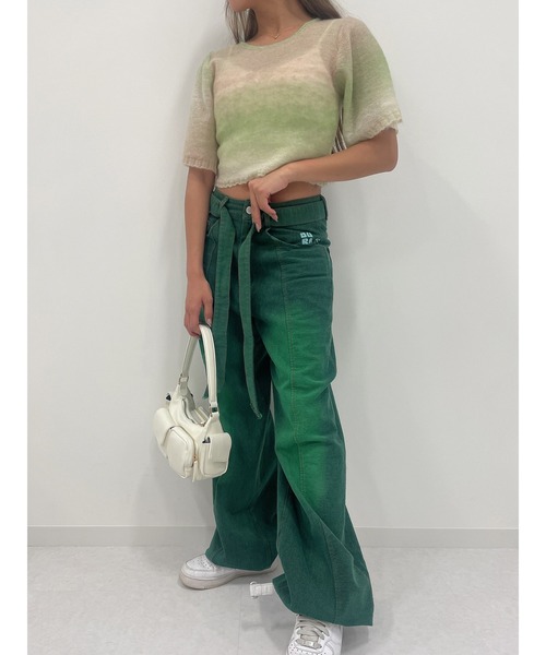 DURAS（デュラス）の「フェイクレザーホーボーミニバッグ（ハンドバッグ・レディース・ブラック/ホワイト・FREE）」の20枚目の写真