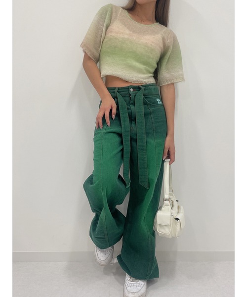 DURAS（デュラス）の「フェイクレザーホーボーミニバッグ（ハンドバッグ・レディース・ブラック/ホワイト・FREE）」の21枚目の写真