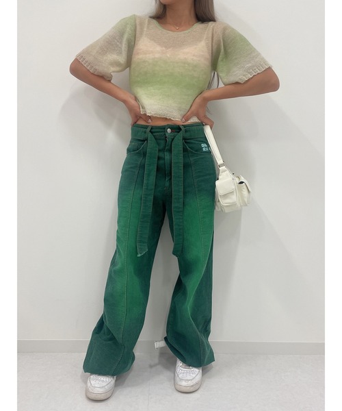 DURAS（デュラス）の「フェイクレザーホーボーミニバッグ（ハンドバッグ・レディース・ブラック/ホワイト・FREE）」の22枚目の写真