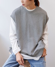 裏毛ポケット付ベスト