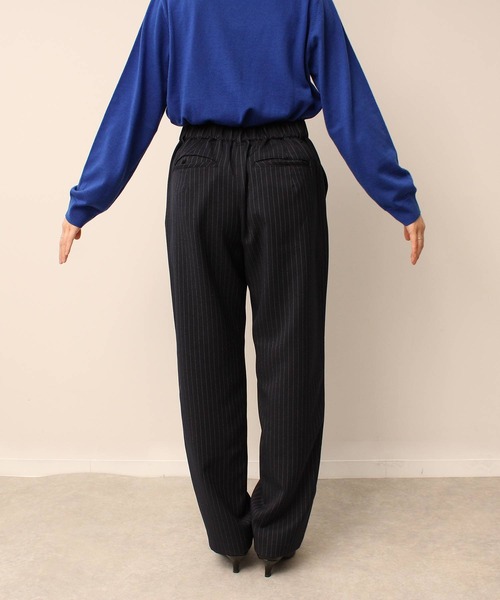 fleur by mint breeze（フルールバイミントブリーズ）の「【L～5L 大きいサイズ】【セットアップ】 ストレート パンツ（その他パンツ・レディース・ネイビー/ブラック・3L/LL/4L/L）」の14枚目の写真