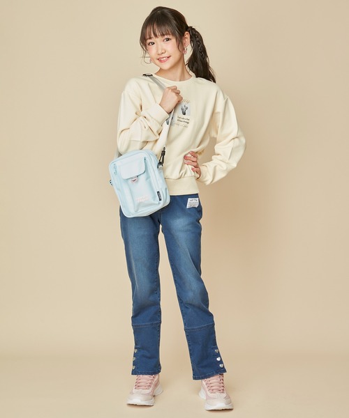 【新品】ジェニィラブ バックリボントレーナー+アルジーチェックスカパン 140 ALGY アルジー オーロラテーププリーツスカート スカート