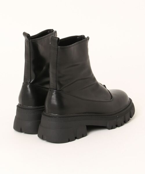 notch.（ノッチ）の「センタージップブーツ（ブーツ・レディース・ブラック/オフホワイト・L/M）」の3枚目の写真